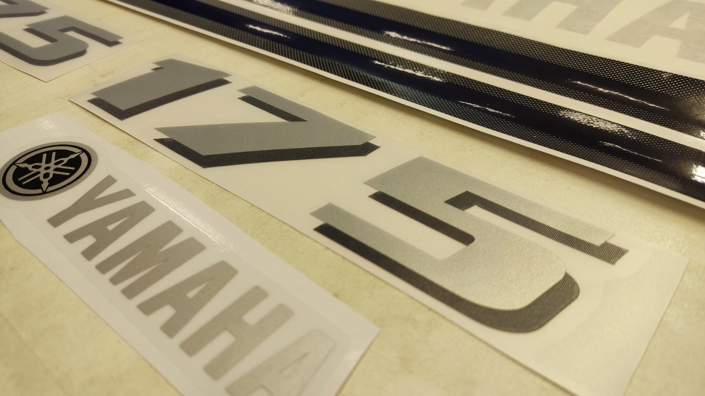 Yamaha 175 Four Stroke (2013) Outboard Decal Sticker Set