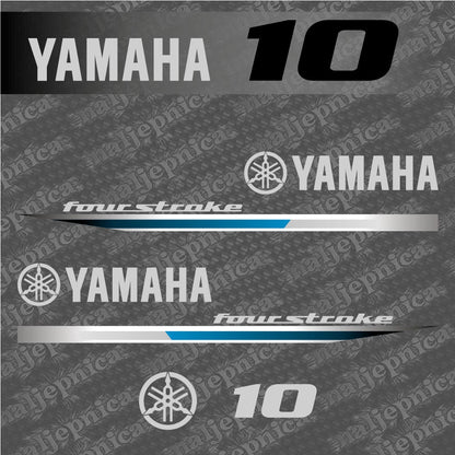 Yamaha 10 (2013) Outboard Decal Sticker Set