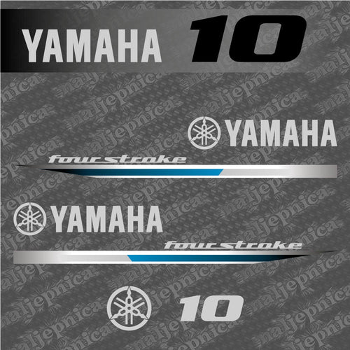 Yamaha 10 (2013) Outboard Decal Sticker Set