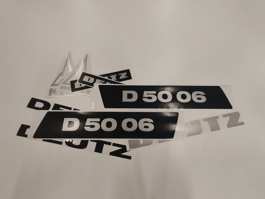 Deutz D 50 06 N Aftermarket Replacement Tractor Decal (Sticker) Set