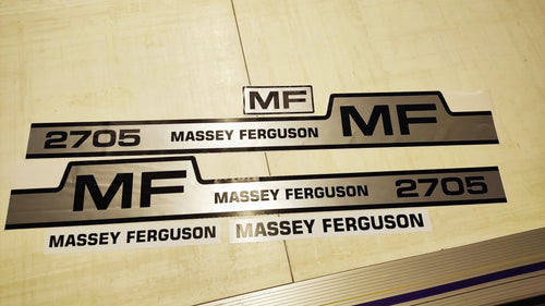 Massey Ferguson MF 2705 Aftermarket Replacement Tractor Decal (Sticker) Set