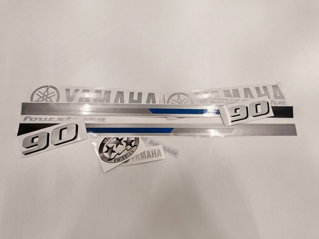 Yamaha 90 Four Stroke (2013) Outboard Decal Sticker Set