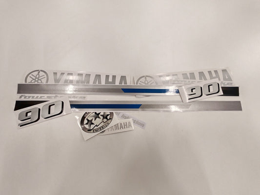 Yamaha 90 Four Stroke (2013) Outboard Decal Sticker Set