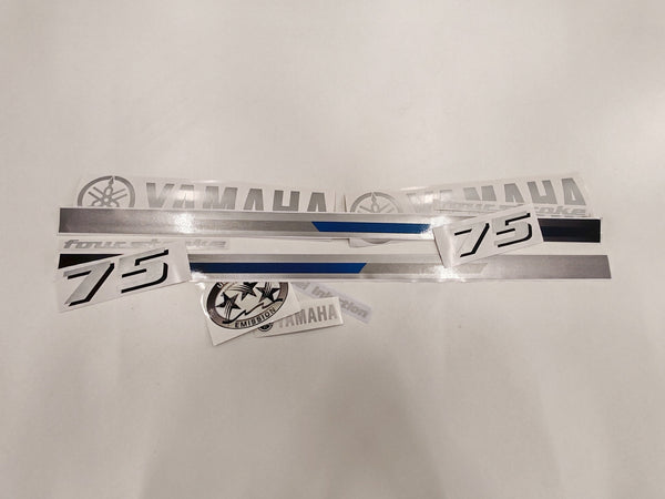 Yamaha 75 Four Stroke (2013) Outboard Decal Sticker Set