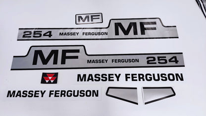 Massey Ferguson 254 Aftermarket Replacement Tractor Decal (Sticker) Set