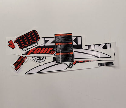 Suzuki 100 Four Stroke (2004) Aftermarket Replacement Outboard Decal Sticker Set