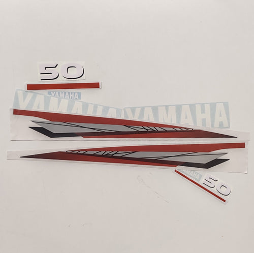 Yamaha 50 (1998-2001) Aftermarket Replacement Outboard Decal Sticker Set