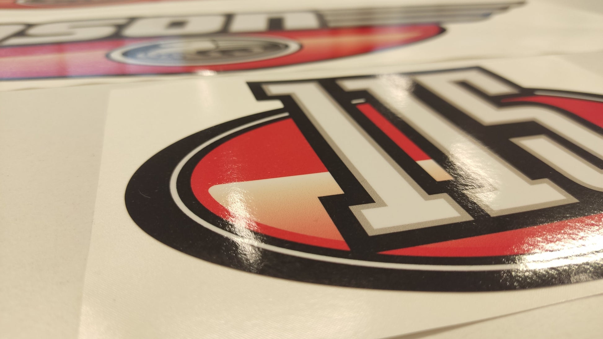 Johnson 115 Outboard (1992 - 2000) Red Aftermarket Replacement Decal / aufkleber / adesivo / Sticker Set