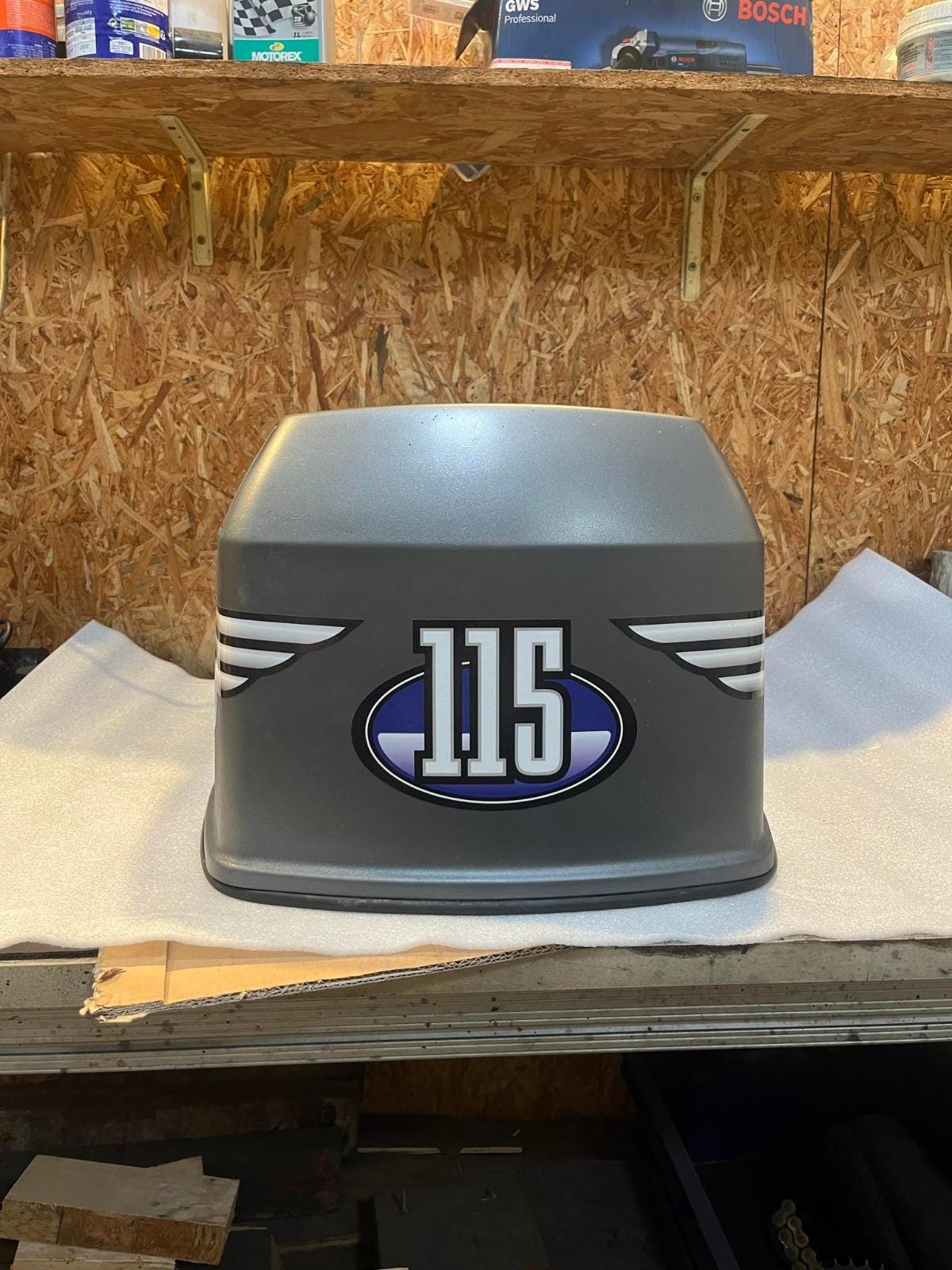 Johnson 115 Outboard (1992 - 2000) Blue Aftermarket Replacement Decal / aufkleber / adesivo / Sticker Set