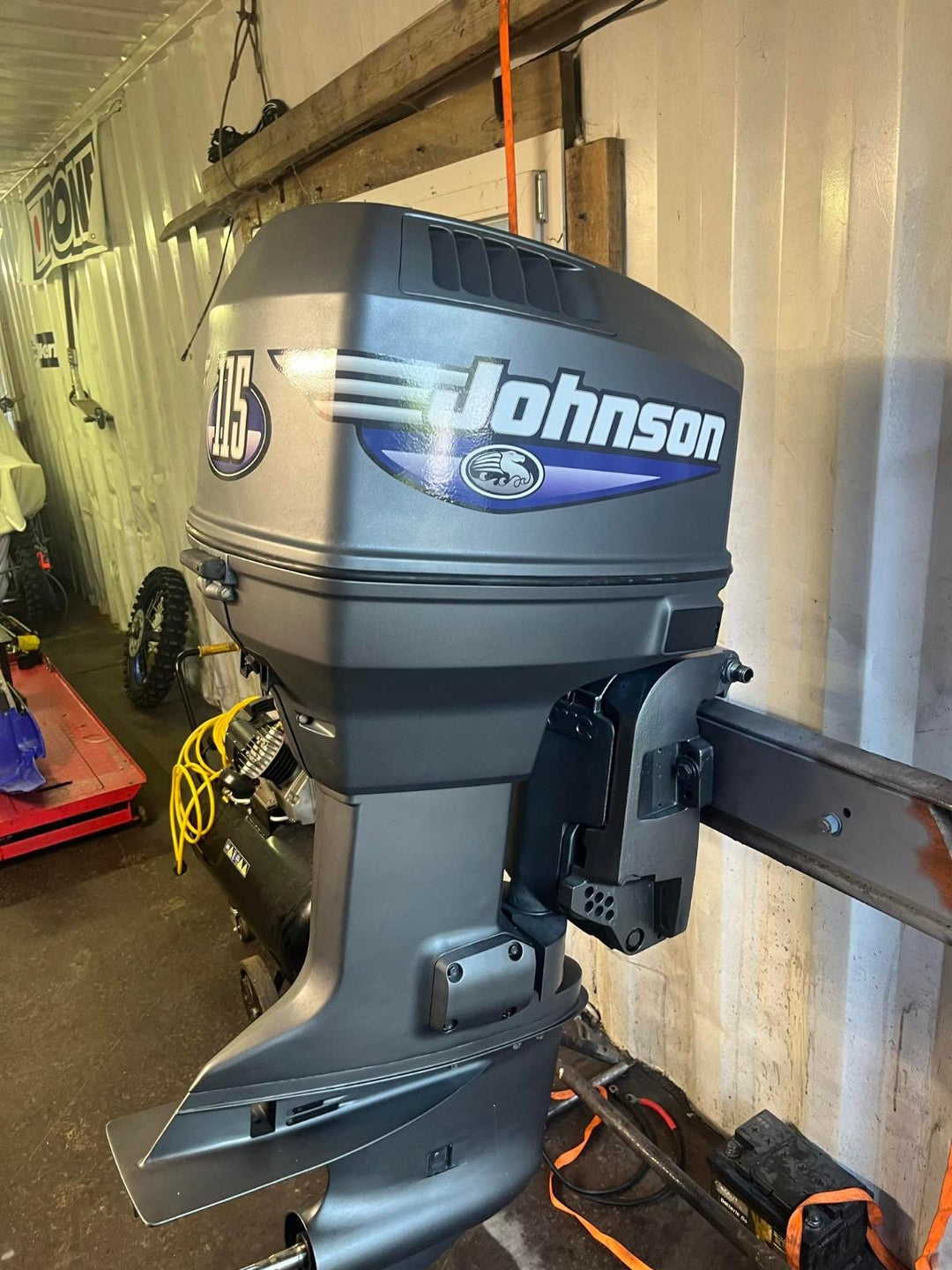 Johnson 115 Outboard (1992 - 2000) Blue Aftermarket Replacement Decal / aufkleber / adesivo / Sticker Set