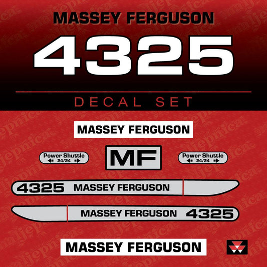 Massey Ferguson 4325 (2000) Aftermarket Replacement Tractor Decal (Sticker) Set