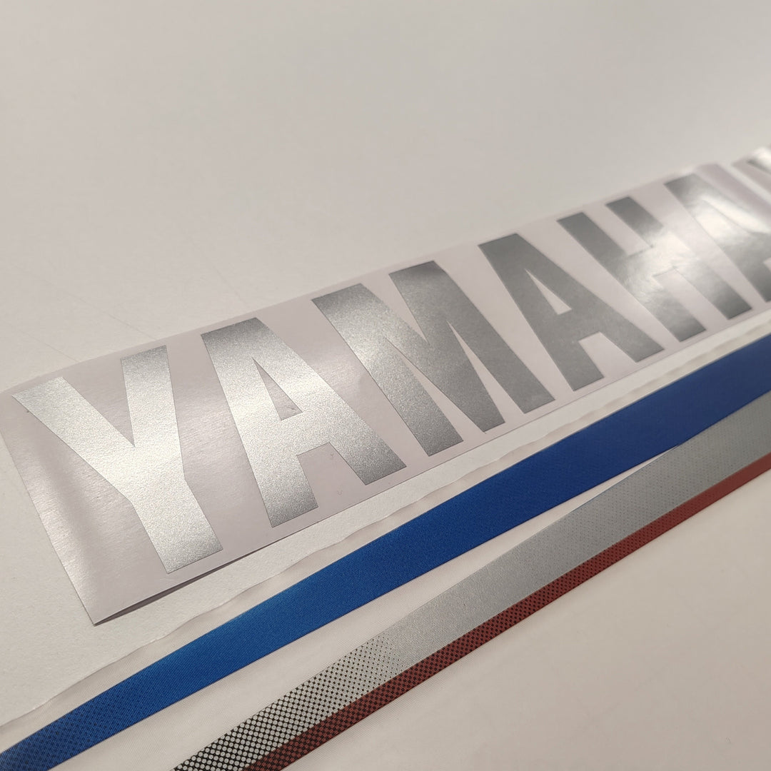 Yamaha 200 Four Stroke SILVER (2002-2006) Aftermarket Replacement Outboard Decal Sticker Set