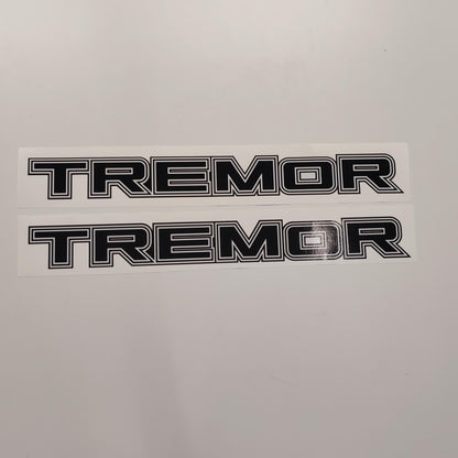 Tremor Aftermarket Replacement Decals for Truck Bed Side 2pcs / Sticker Set