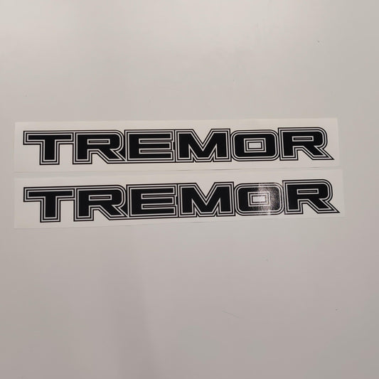 Tremor Aftermarket Replacement Decals for Truck Bed Side 2pcs / Sticker Set