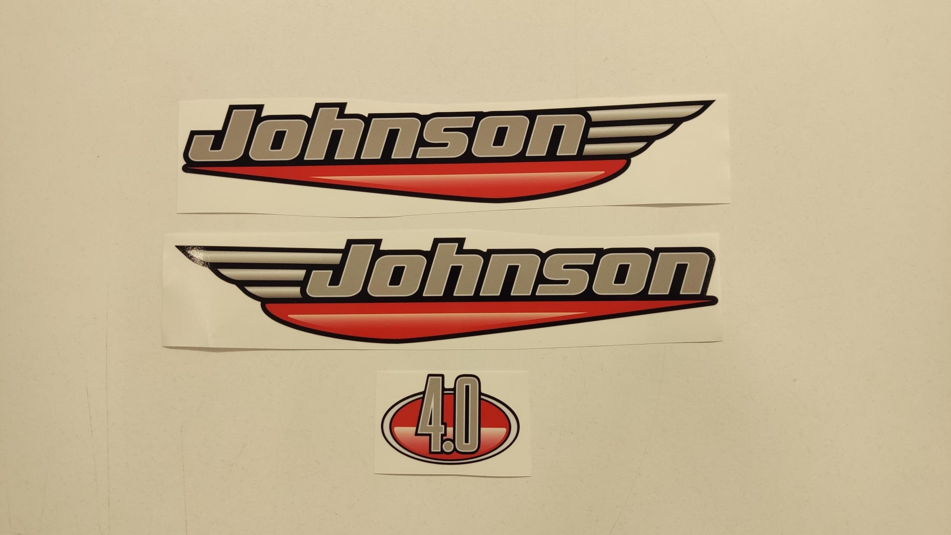 Johnson 4.0 Outboard (1992 - 2000) Aftermarket Decal / aufkleber / adesivo / Sticker Set