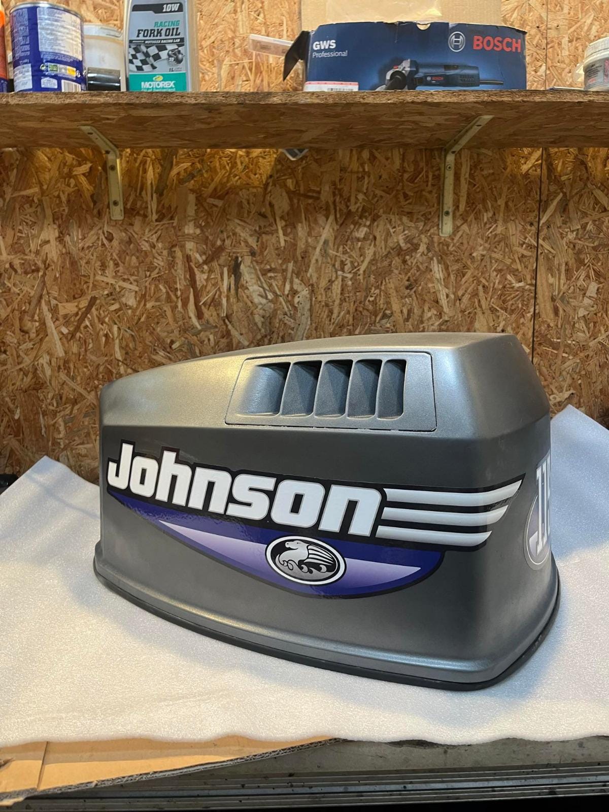 Johnson 115 Outboard (1992 - 2000) Blue Aftermarket Replacement Decal / aufkleber / adesivo / Sticker Set