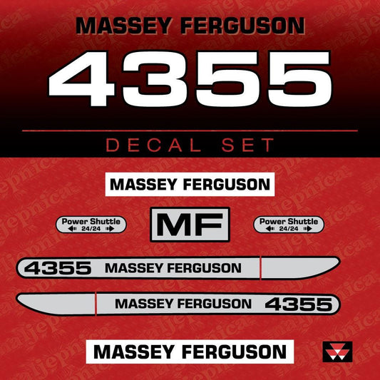 Massey Ferguson 4355 (2000) Aftermarket Replacement Tractor Decal (Sticker) Set