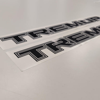 Tremor Aftermarket Replacement Decals for Truck Bed Side 2pcs / Sticker Set