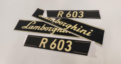 Lamborghini R603 Aftermarket Replacement Tractor Decal (Sticker) Set