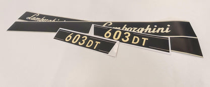 Lamborghini 603DT Aftermarket Replacement Tractor Decal (Sticker) Set