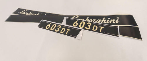 Lamborghini 603DT Aftermarket Replacement Tractor Decal (Sticker) Set