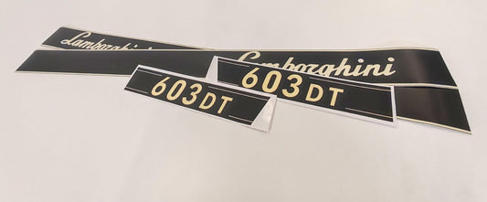 Lamborghini 603DT Aftermarket Replacement Tractor Decal (Sticker) Set