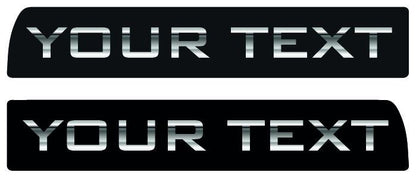 Tremor 3D Aftermarket Replacement Fender Decals for 2023 and 2024 Ford F250 or F350 Domed Decal 2pcs / CUSTOM Sticker Resin Set