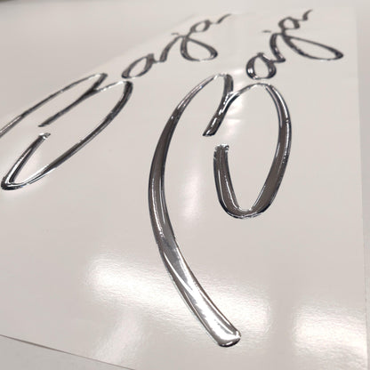 Baja Boat 3D Aftermarket Replacement Decals Domed 2pcs / Sticker Resin Set