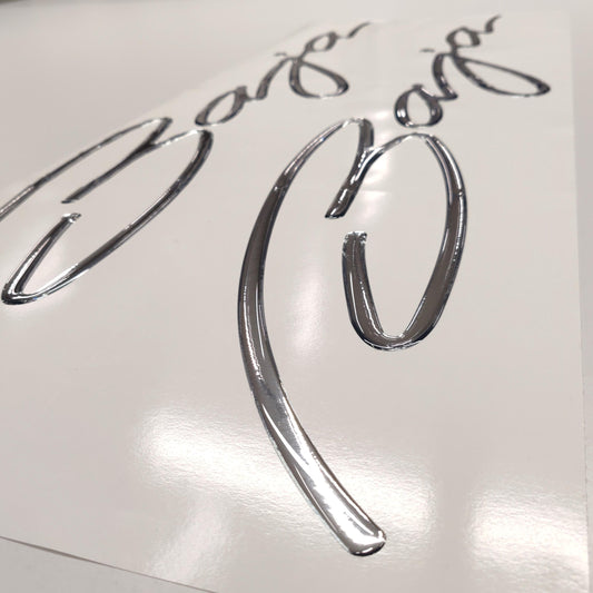 Baja Boat 3D Aftermarket Replacement Decals Domed 2pcs / Sticker Resin Set