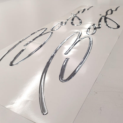 Baja Boat 3D Aftermarket Replacement Decals Domed 2pcs / Sticker Resin Set