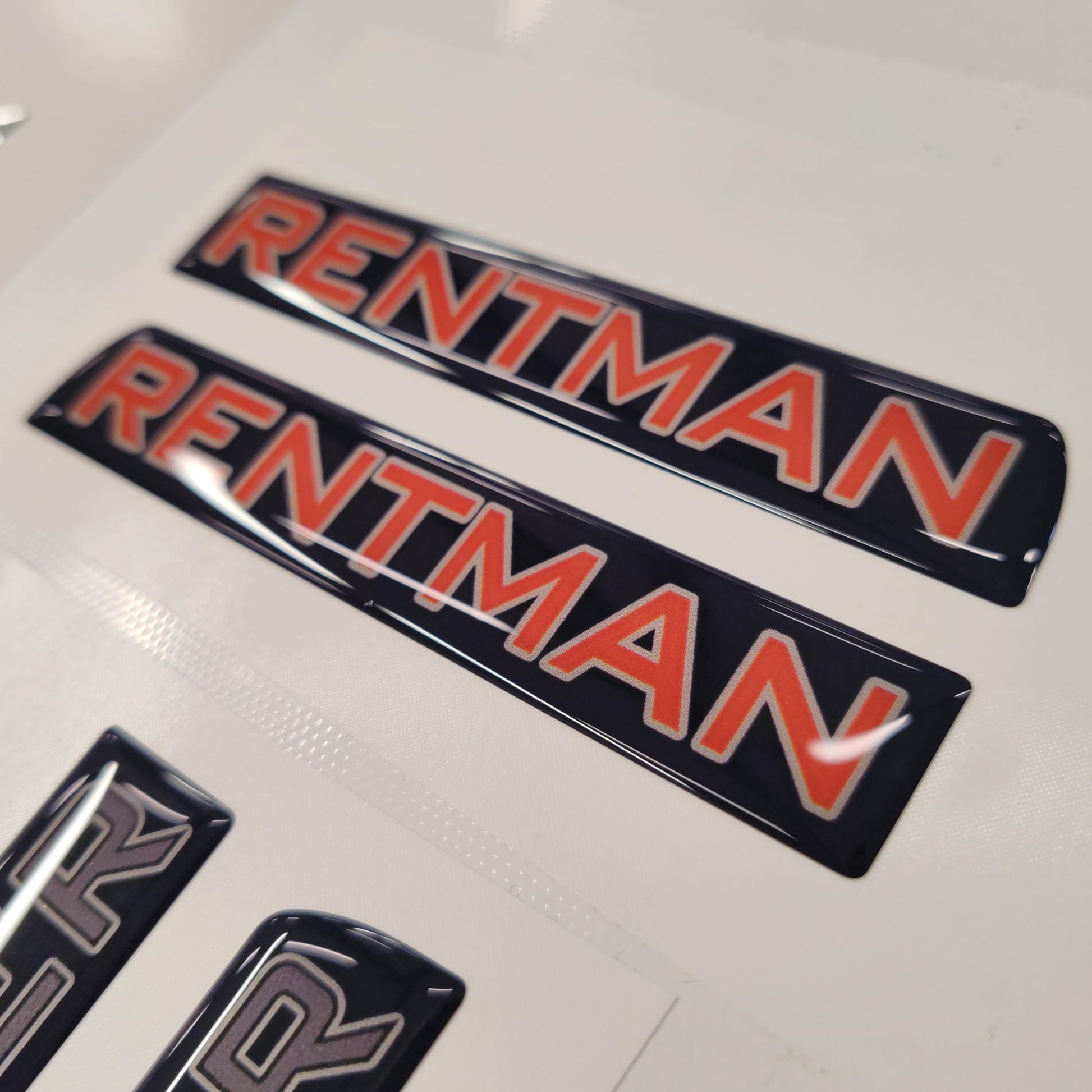 Tremor 3D Aftermarket Replacement Fender Decals for 2023 and 2024 Ford F250 or F350 Domed Decal 2pcs / CUSTOM Sticker Resin Set