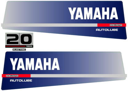 Yamaha 20 Autolube O.R.LOTH (1991) Aftermarket Replacement Outboard Decal Sticker Set