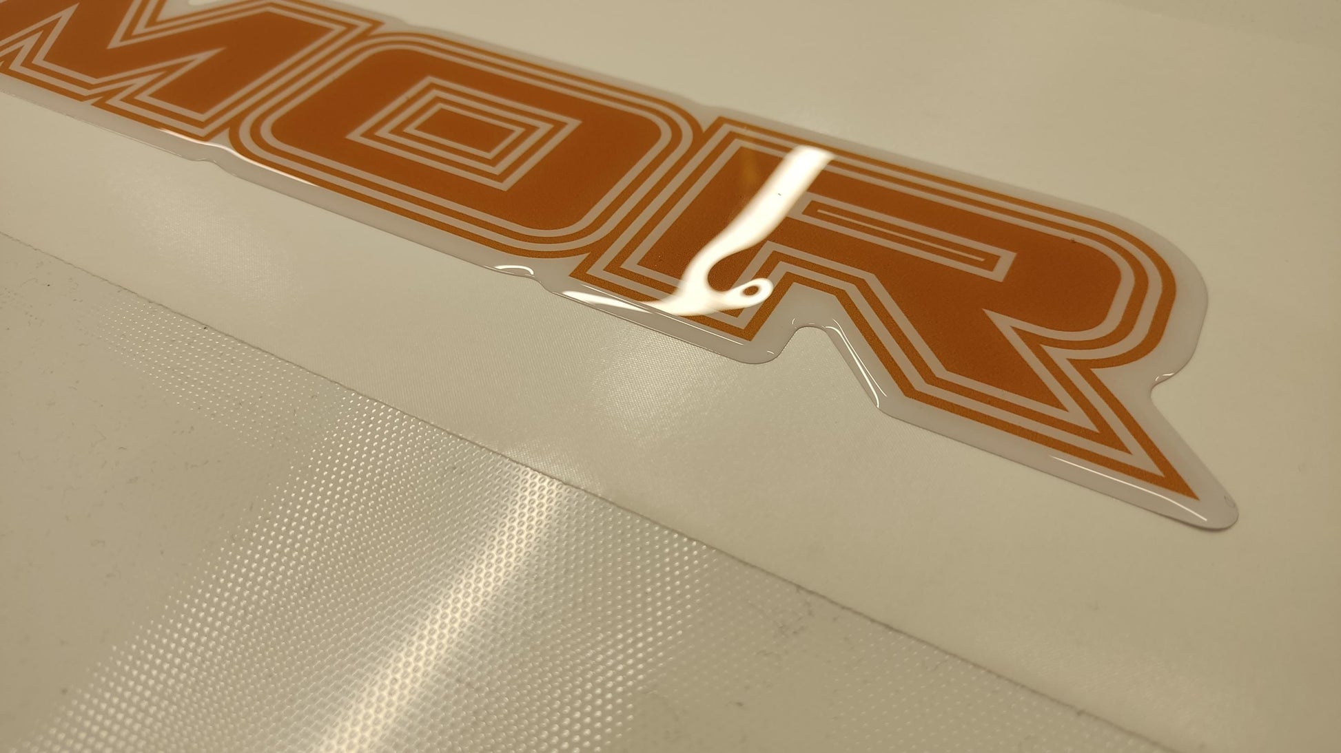 Tremor 3D Aftermarket Replacement Decals for Truck Bed Side 2pcs / Sticker Set / Orange