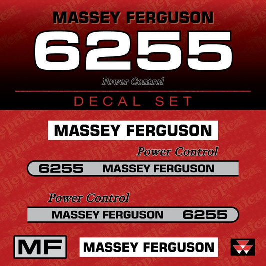 Massey Ferguson 6255 (2003) Aftermarket Replacement Tractor Decal (Sticker) Set