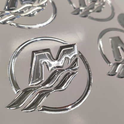 Mercury 200 Verado (2017) 3D Aftermarket Replacement Outboard Decal Sticker Set