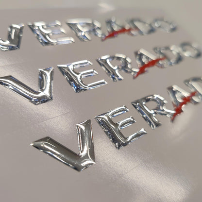 Mercury 250 Verado (2017) 3D Aftermarket Replacement Outboard Decal Sticker Set