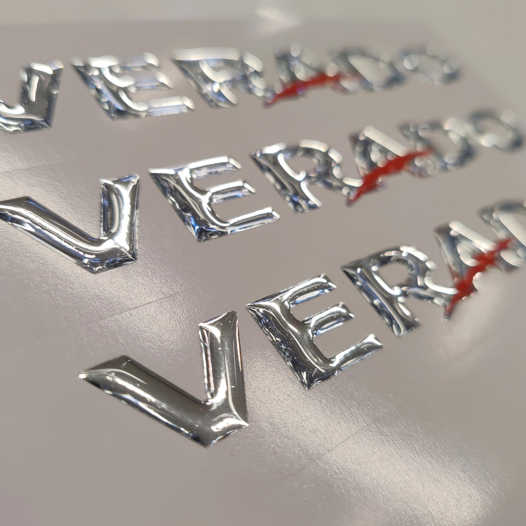 Mercury 200 Verado (2017) 3D Aftermarket Replacement Outboard Decal Sticker Set