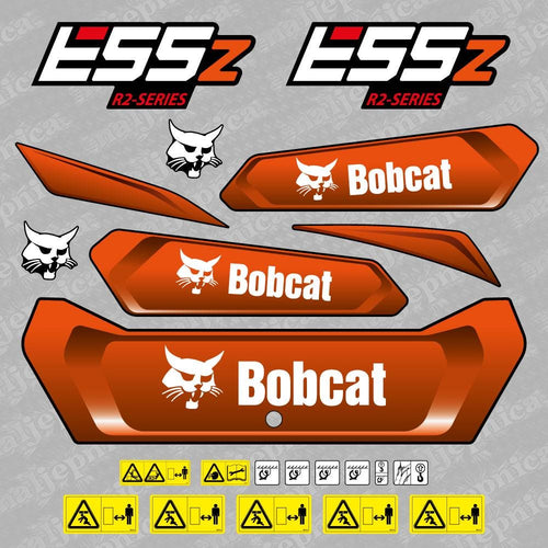 E55Z R2 Series Bobcat Mini Excavator Aftermarket Decal / Aufkleber / Adesivo / Sticker / Replacement Set