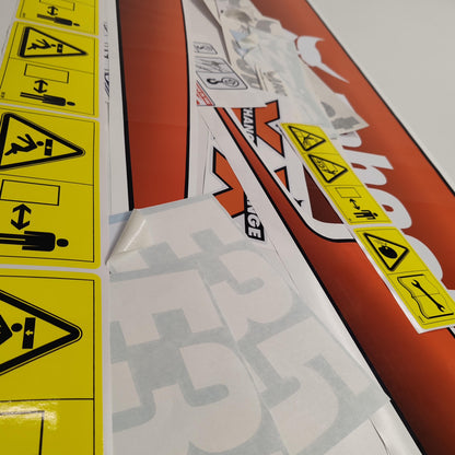 Aftermarket E35 Bobcat Mini Excavator Compact Decals / Aufkleber / Adesivo / Sticker / Replacement Set (older model) Reprdouction