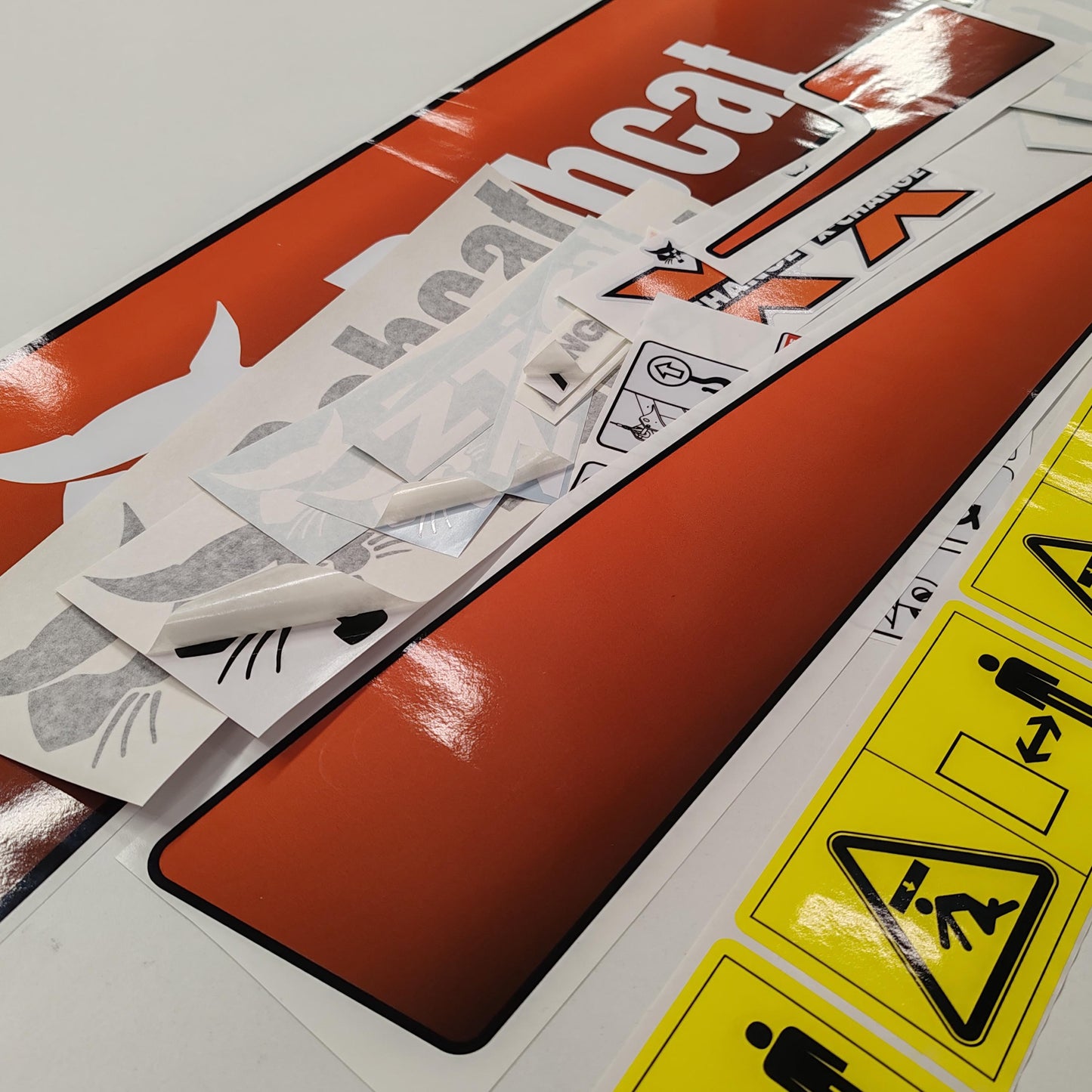 Aftermarket E42 Bobcat Mini Excavator Compact Decals / Aufkleber / Adesivo / Sticker / Replacement Set (older model) Reprdouction