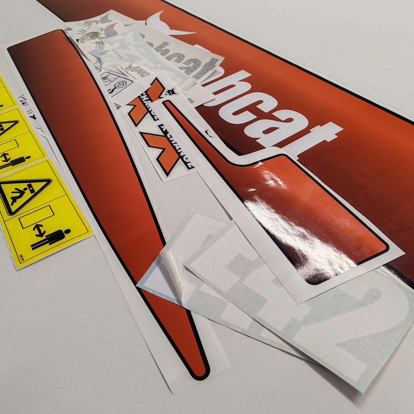 Aftermarket E42 Bobcat Mini Excavator Compact Decals / Aufkleber / Adesivo / Sticker / Replacement Set (older model) Reprdouction