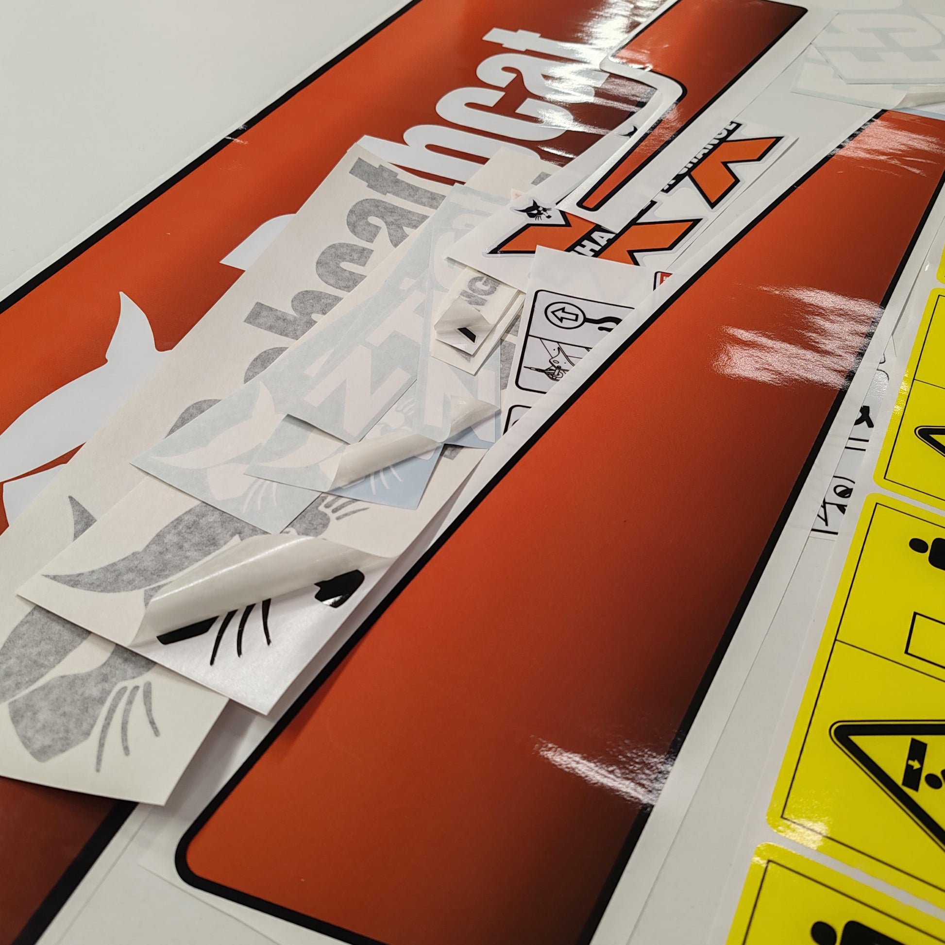 Aftermarket E50 Bobcat Mini Excavator Compact Decals / Aufkleber / Adesivo / Sticker / Replacement Set (older model) Reprdouction