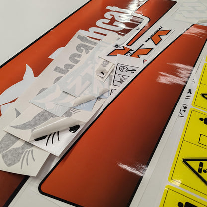 Aftermarket E50 Bobcat Mini Excavator Compact Decals / Aufkleber / Adesivo / Sticker / Replacement Set (older model) Reprdouction