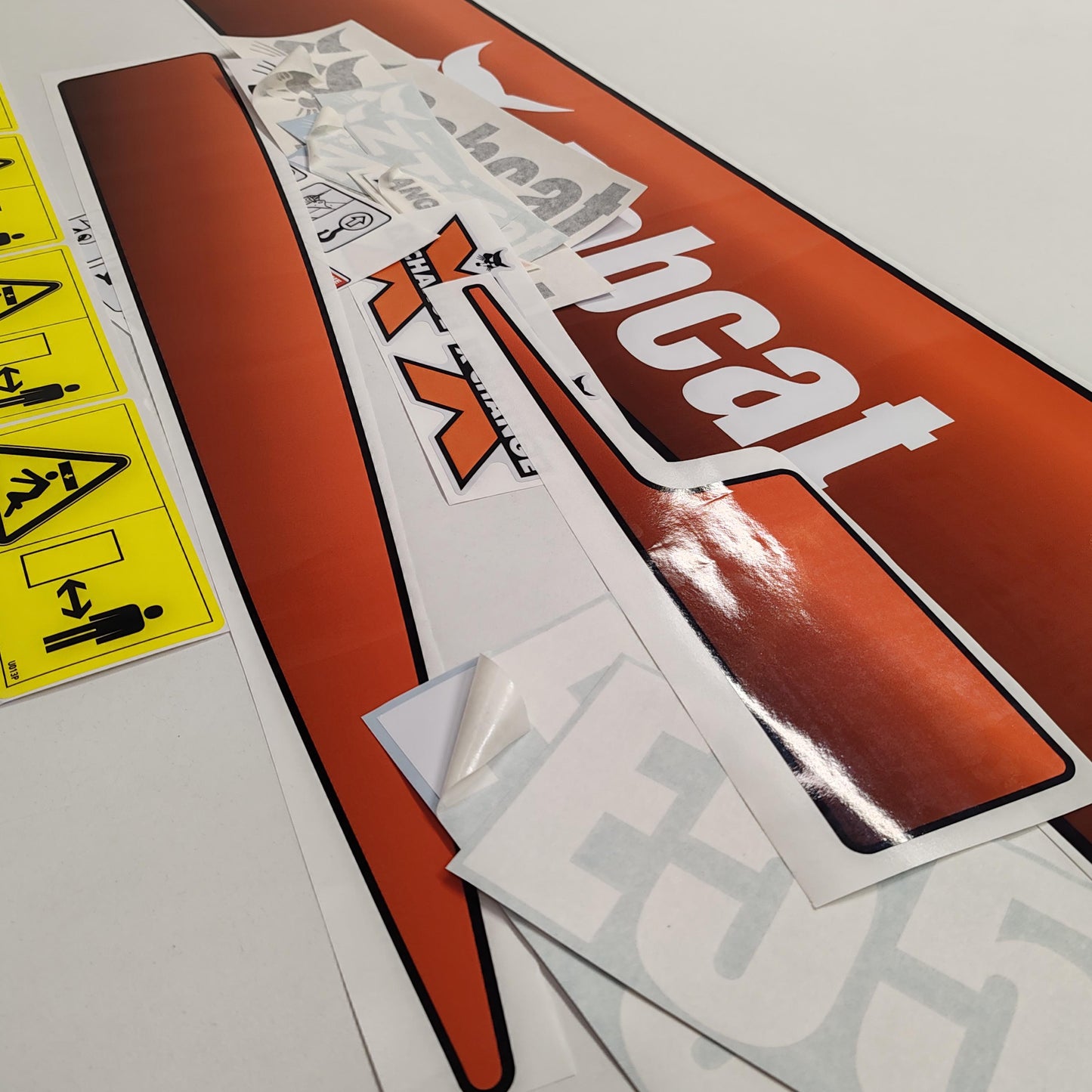 Aftermarket E55 Bobcat Mini Excavator Compact Decals / Aufkleber / Adesivo / Sticker / Replacement Set (older model) Reprdouction