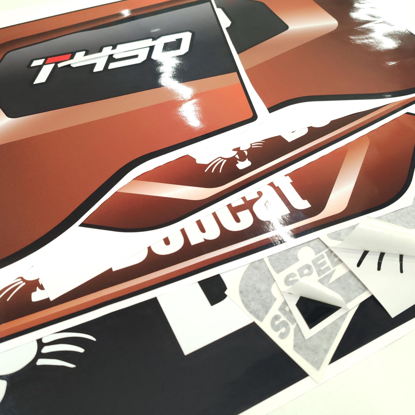 Aftermarket Decals for Bobcat T450 Compact Track Loader / Aufkleber / Adesivo / Sticker / Replacement Set (M3) Reprdouction