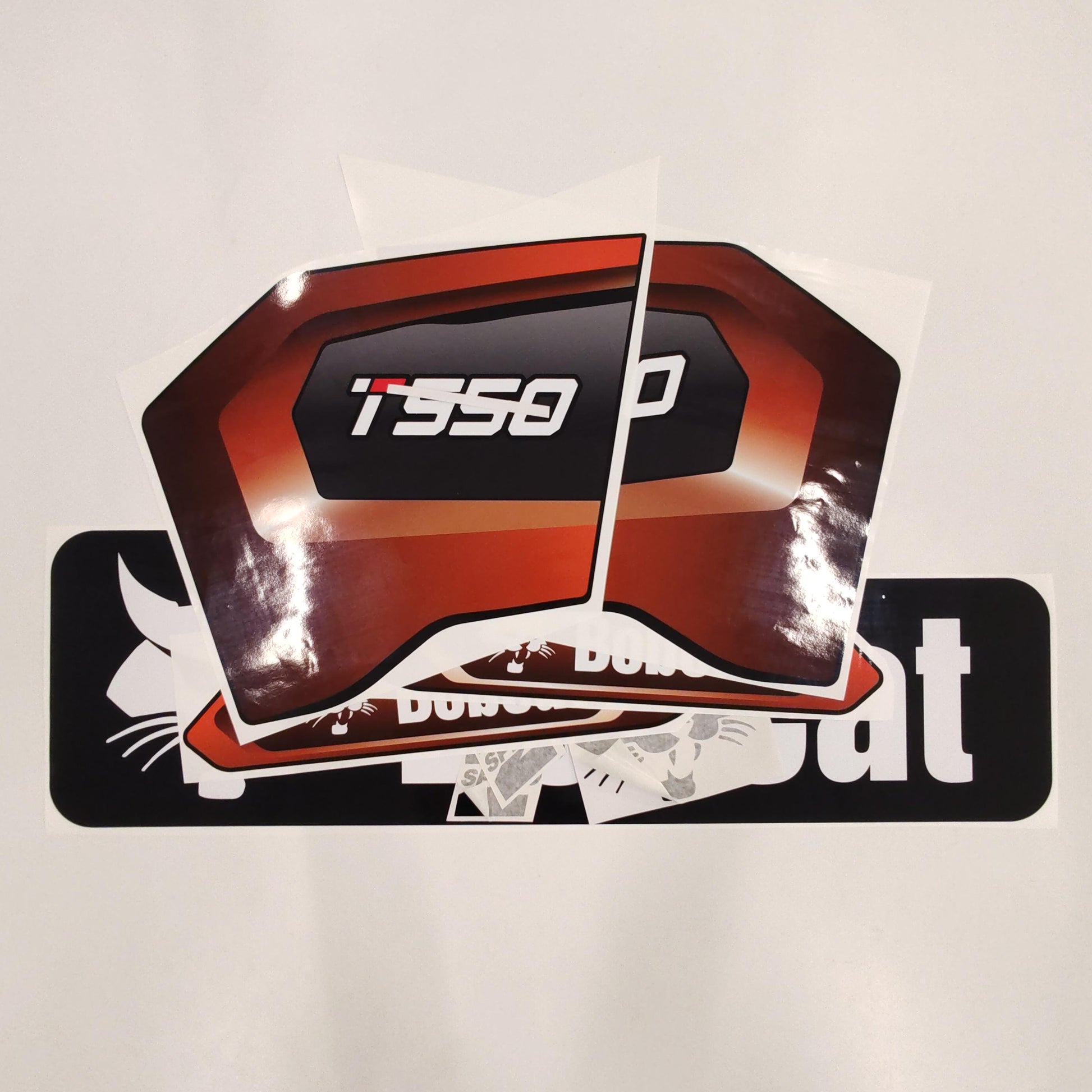 Aftermarket Decals for Bobcat T550 Compact Track Loader / Aufkleber / Adesivo / Sticker / Replacement Set (M3) Reprdouction