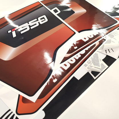 Aftermarket Decals for Bobcat T550 Compact Track Loader / Aufkleber / Adesivo / Sticker / Replacement Set (M3) Reprdouction