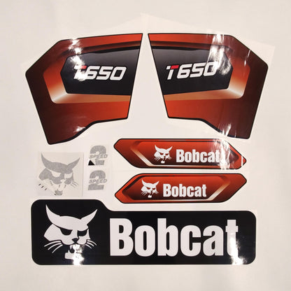 Aftermarket Decals for Bobcat T650 Compact Track Loader / Aufkleber / Adesivo / Sticker / Replacement Set (M3) Reprdouction