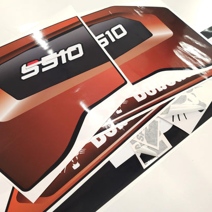 Aftermarket Decals for Bobcat S510 Compact Track Loader / Aufkleber / Adesivo / Sticker / Replacement Set (M3) Reprdouction