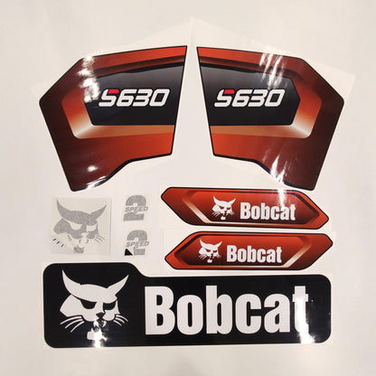 Aftermarket Decals for Bobcat S630 Compact Track Loader / Aufkleber / Adesivo / Sticker / Replacement Set (M3) Reprdouction
